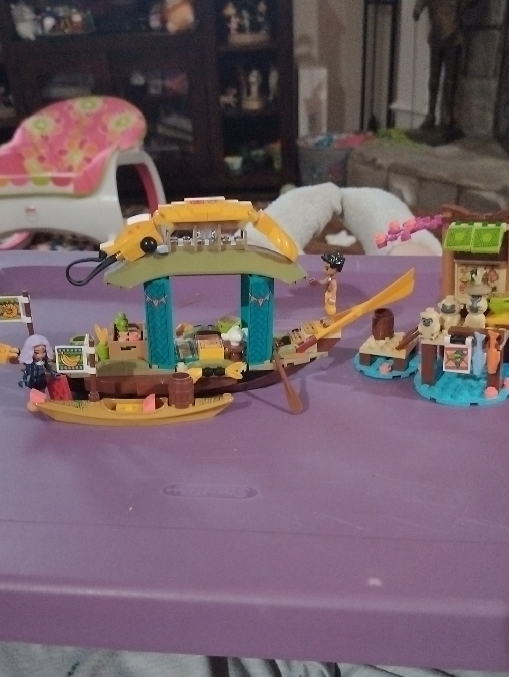 Lego Disney Boun's Boat 43185 Retired Set Complete No Instructions,Box Extra Par